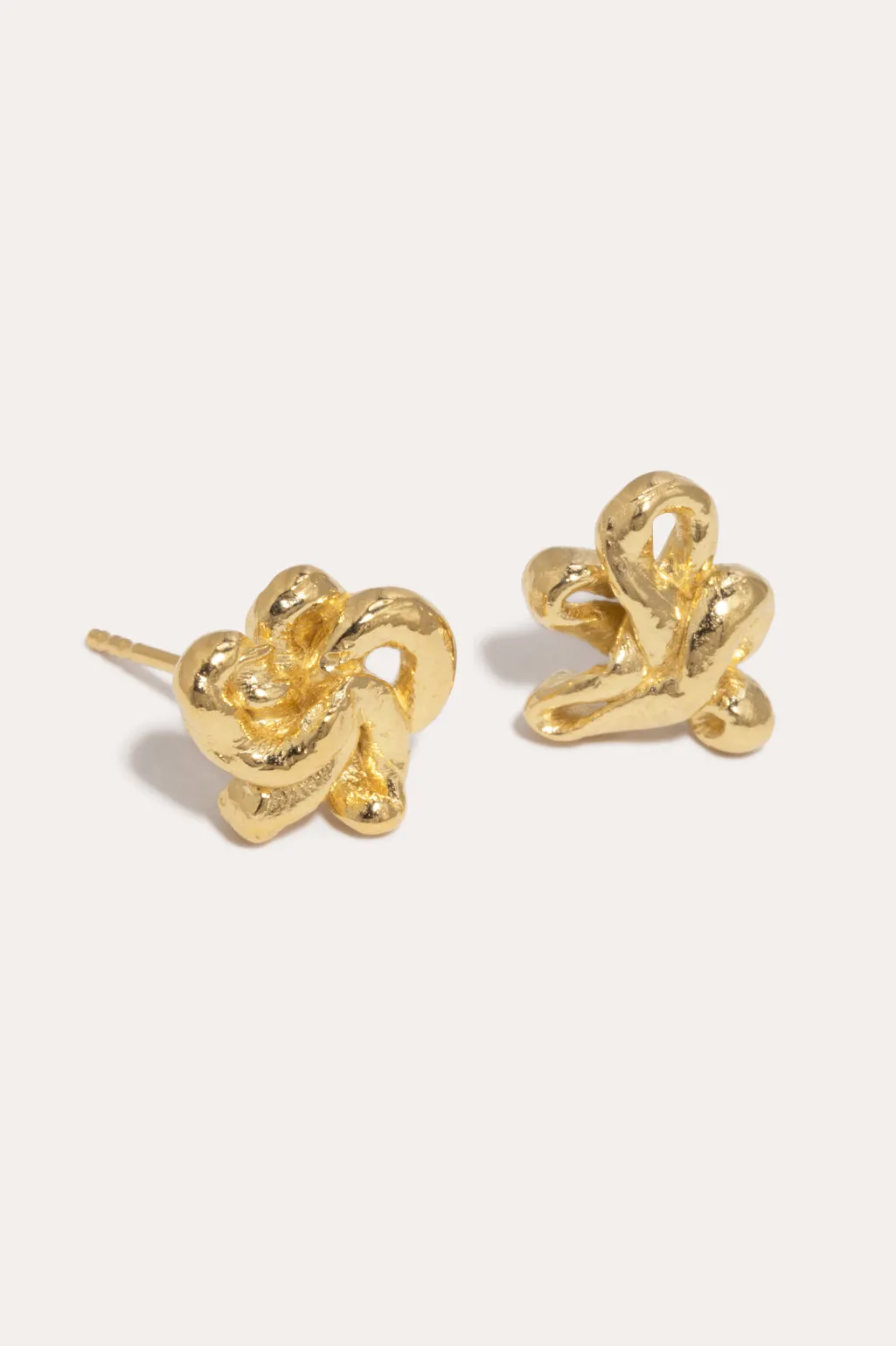 Swirls - Recycled Gold Vermeil Earrings