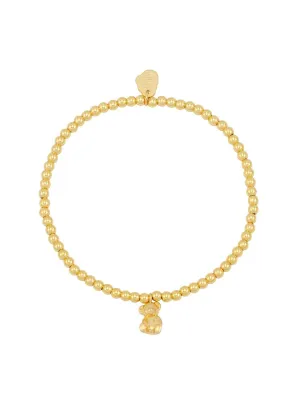 Teddy Sienna Bracelet - Gold Plated