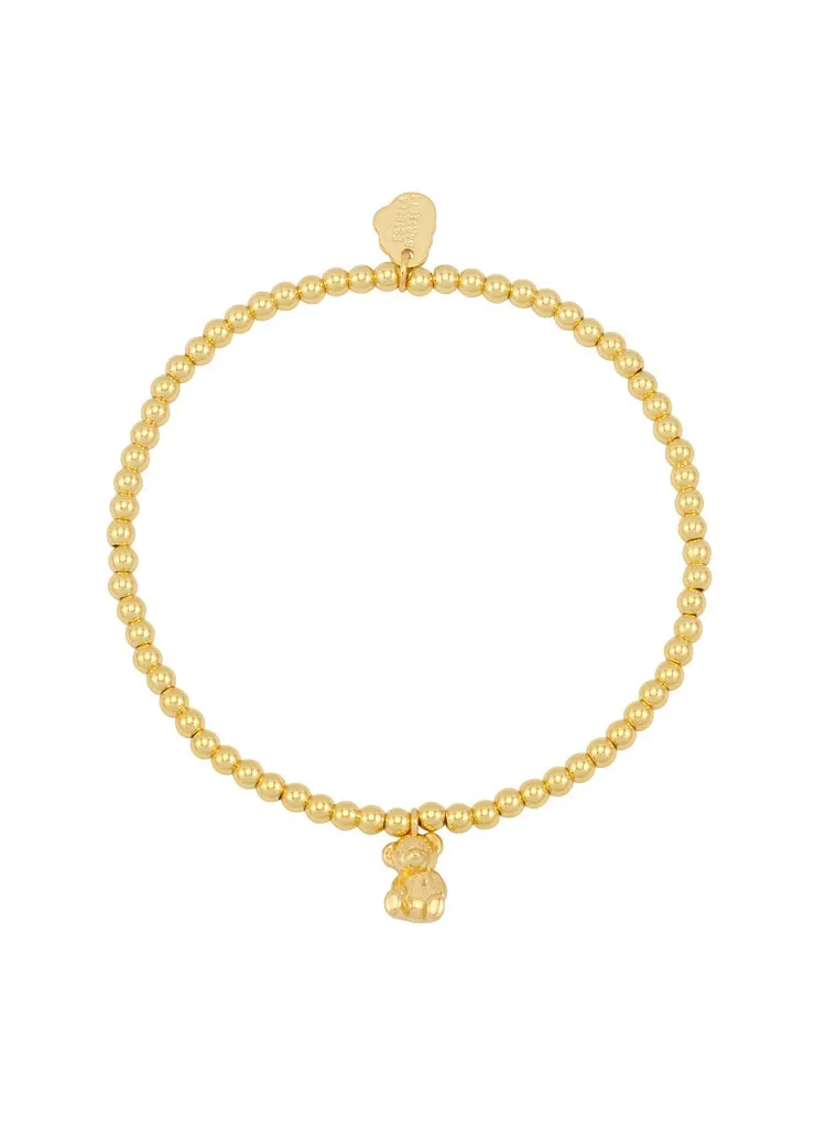 Teddy Sienna Bracelet - Gold Plated