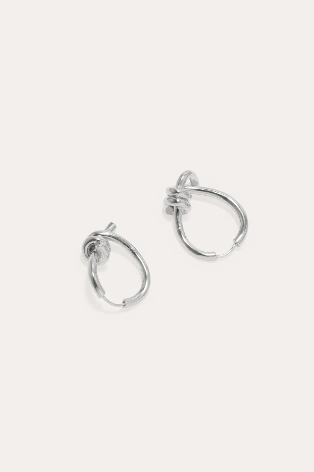 The Freedom to Imagine II - Platinum Plated Earrings