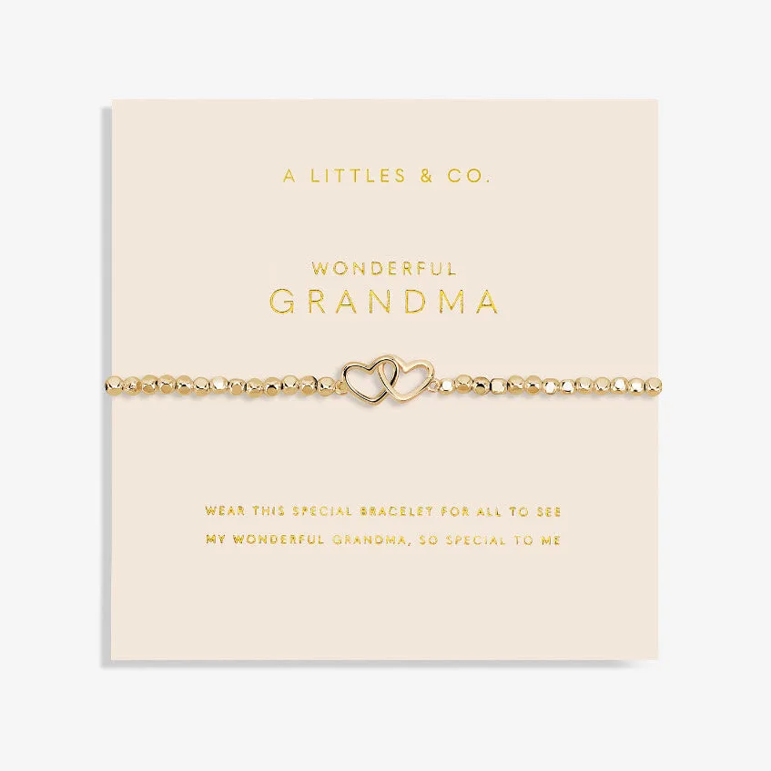 The Wonderful Grandma Bracelet in Gold